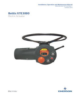 Bettis XTE3000 IOM Manual
