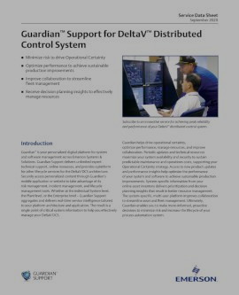 Guardian™ Support for DeltaV™ Distributed Control System